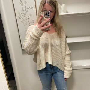 Free people cropped sweater